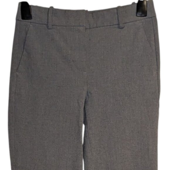 J. Crew Ruby Pant Charcoal High Rise Waisted Full Length Twill Dress Trouser 0 - Picture 5 of 6